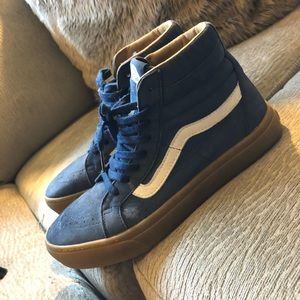 Vans Sk8-Hi tops Blue Suede